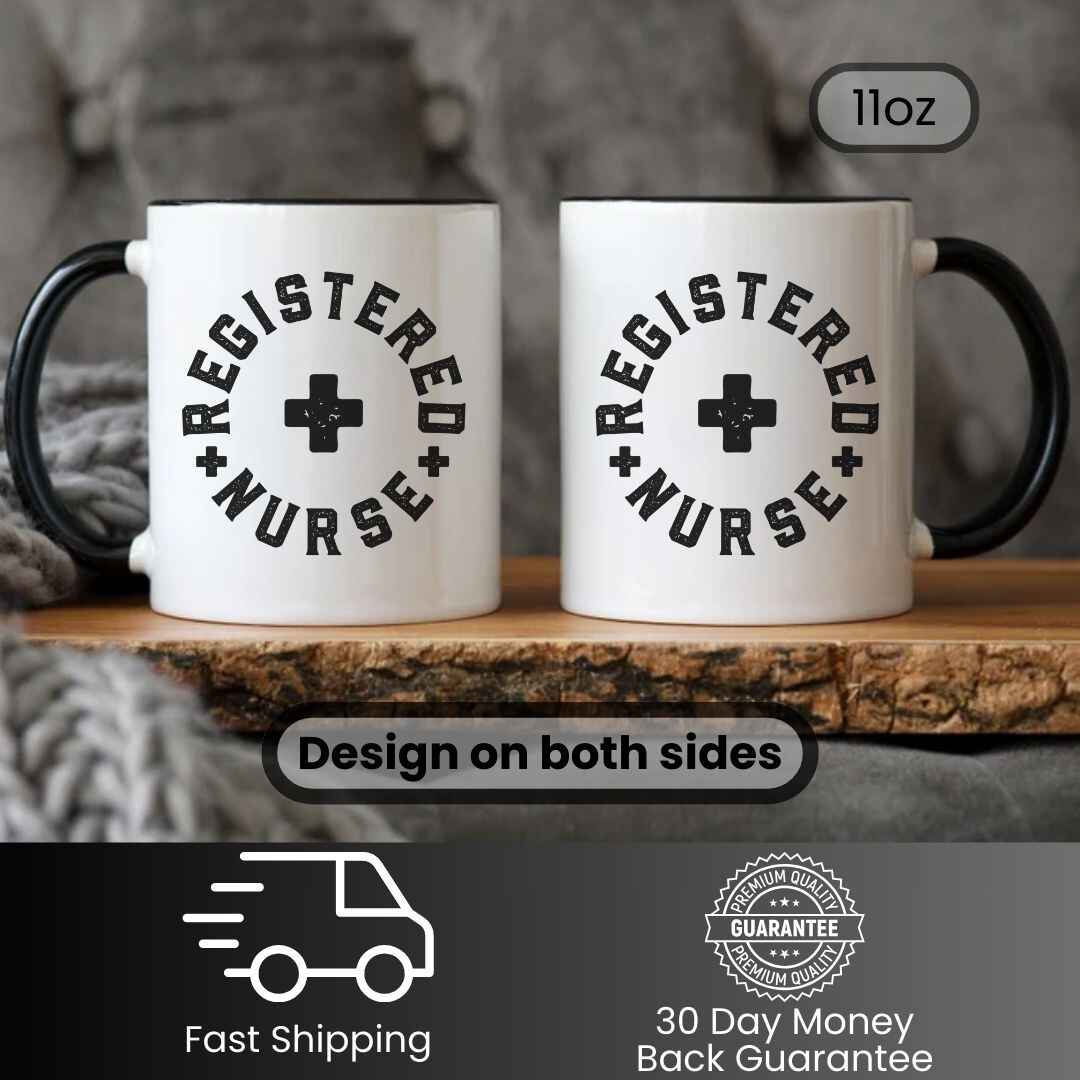 Rustic Registered Nurse Mug