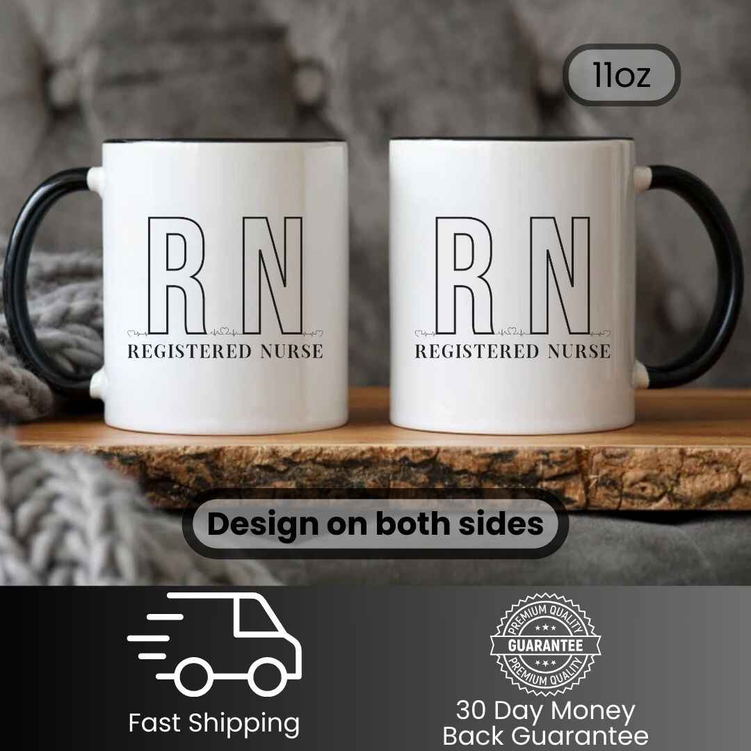 Registered Nurse RN EKG Mug