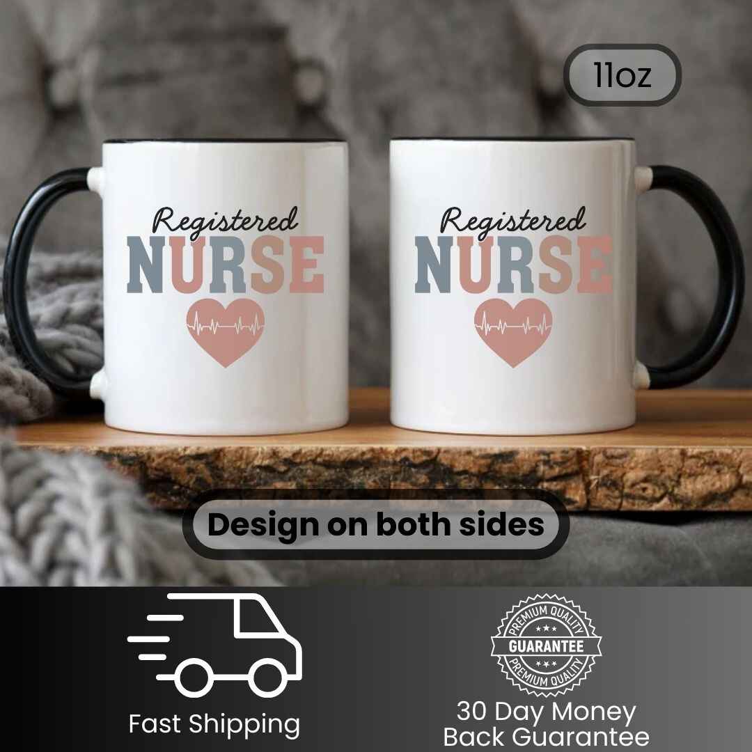 Registered Nurse _EKG Heart_ Mug