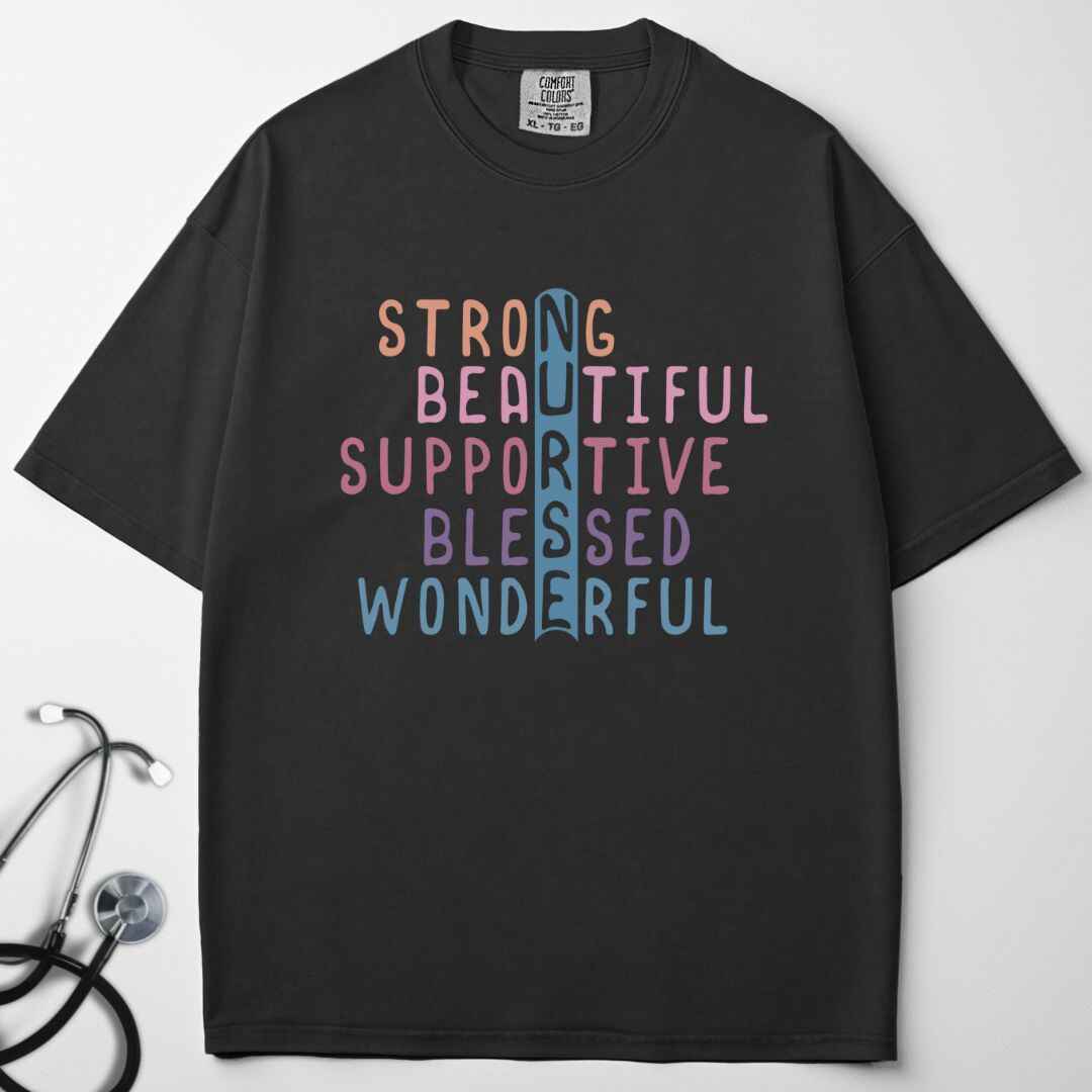 Retro Nurse Scrabble T-shirt