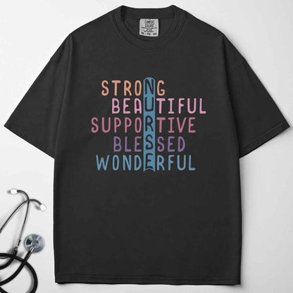 Retro Nurse Scrabble T-shirt