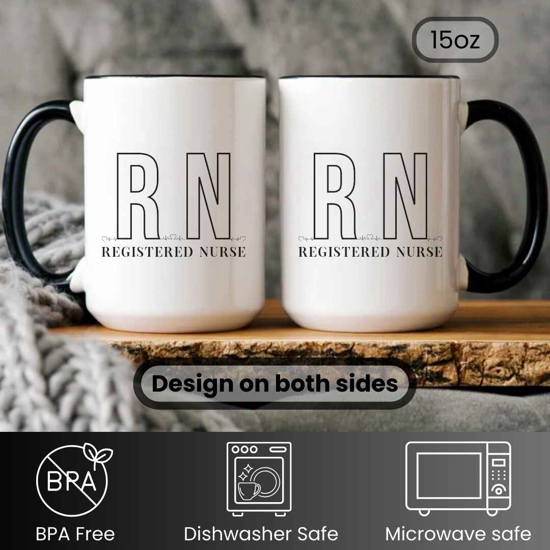 Registered Nurse RN EKG Mug