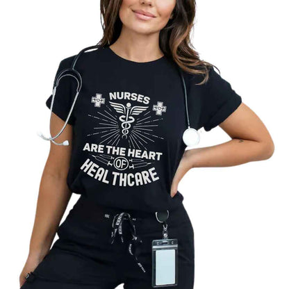 Nurses Are The Heart Of Healthcare T-shirt