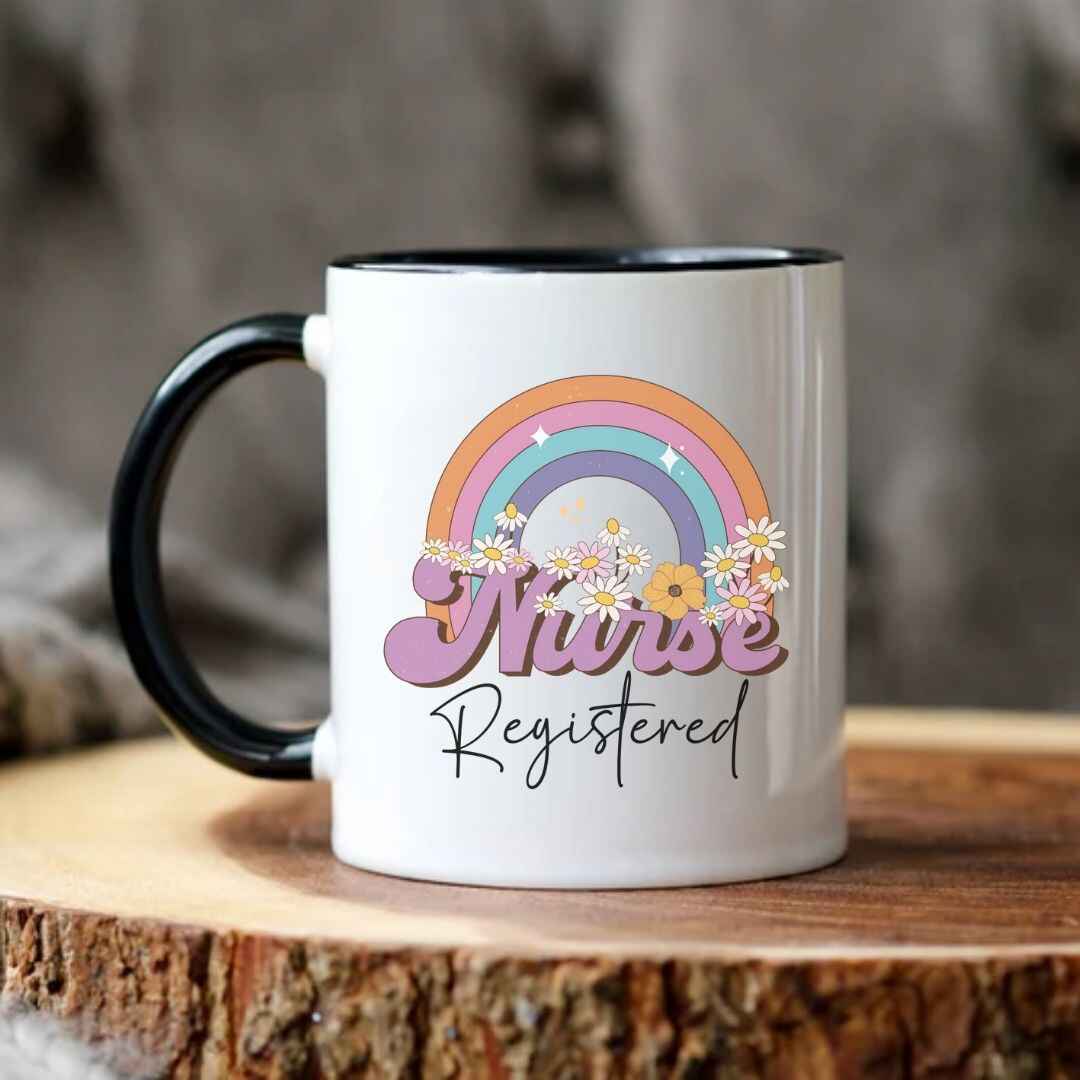 Retro Registered Nurse Mug