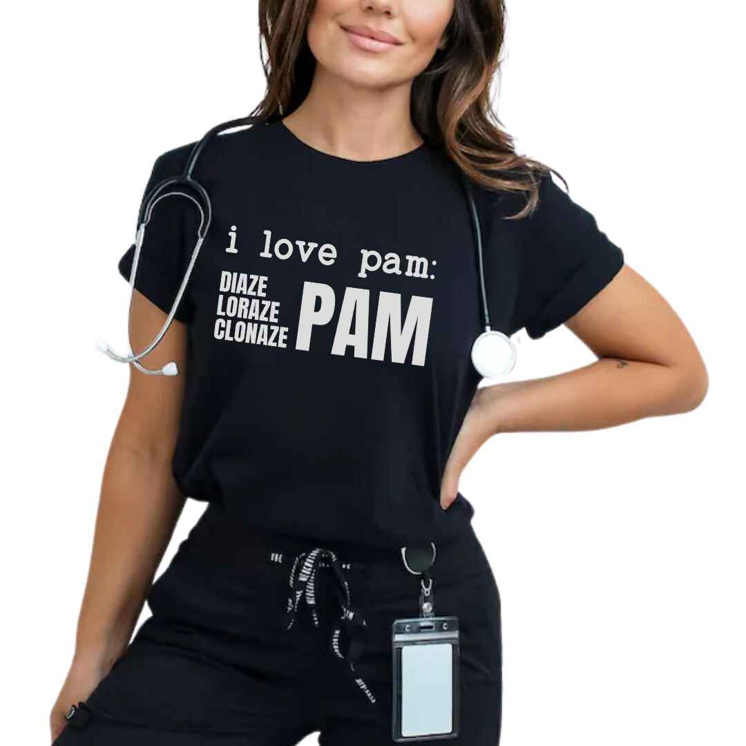 I Love Pam Funny T-shirt