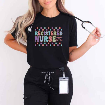 Registered Nurse Retro T-shirt