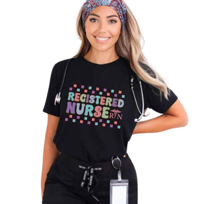 Registered Nurse Retro T-shirt