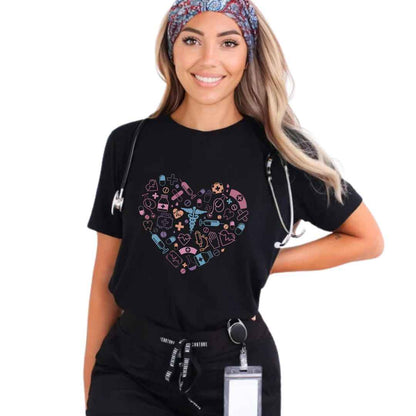 Colorful Heart Medicine T-shirt