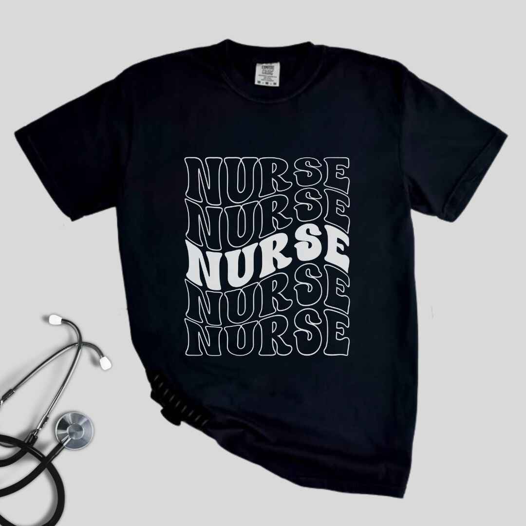 General Nurse Wavy Nurse T-shirt