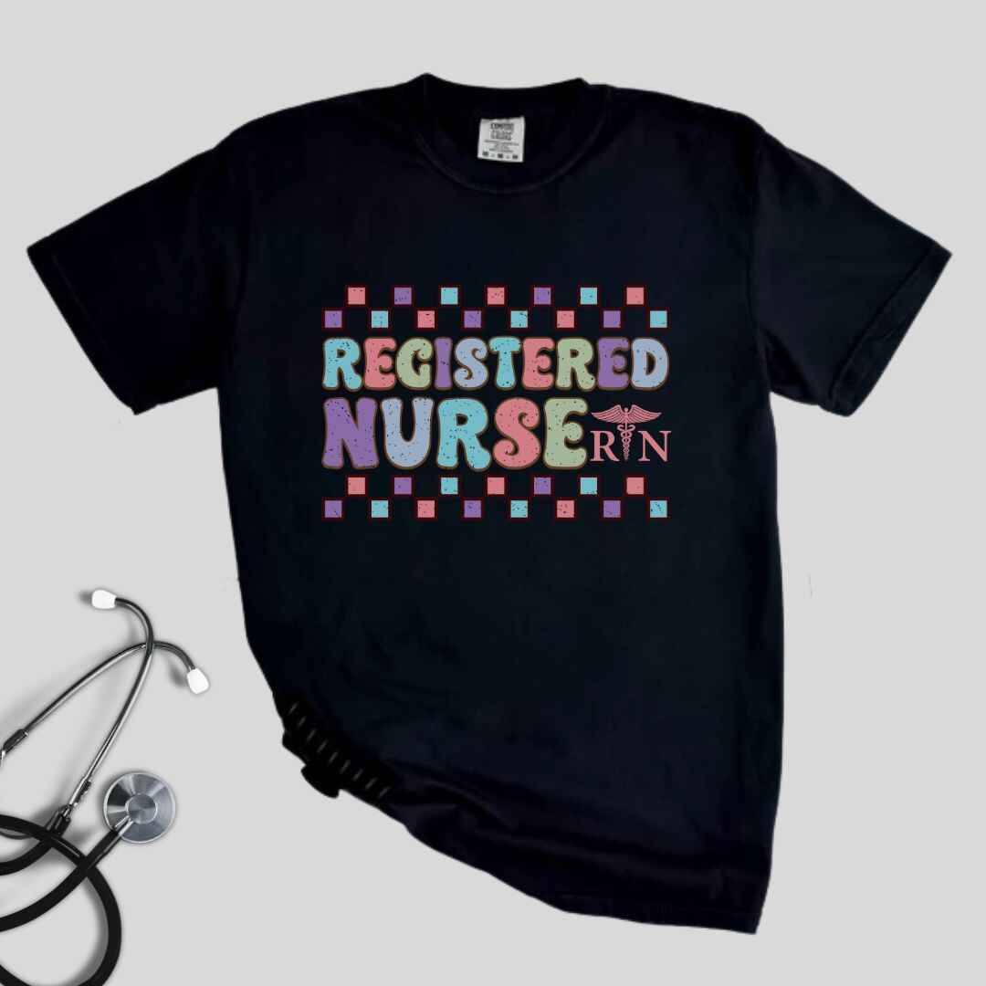 Registered Nurse Retro T-shirt