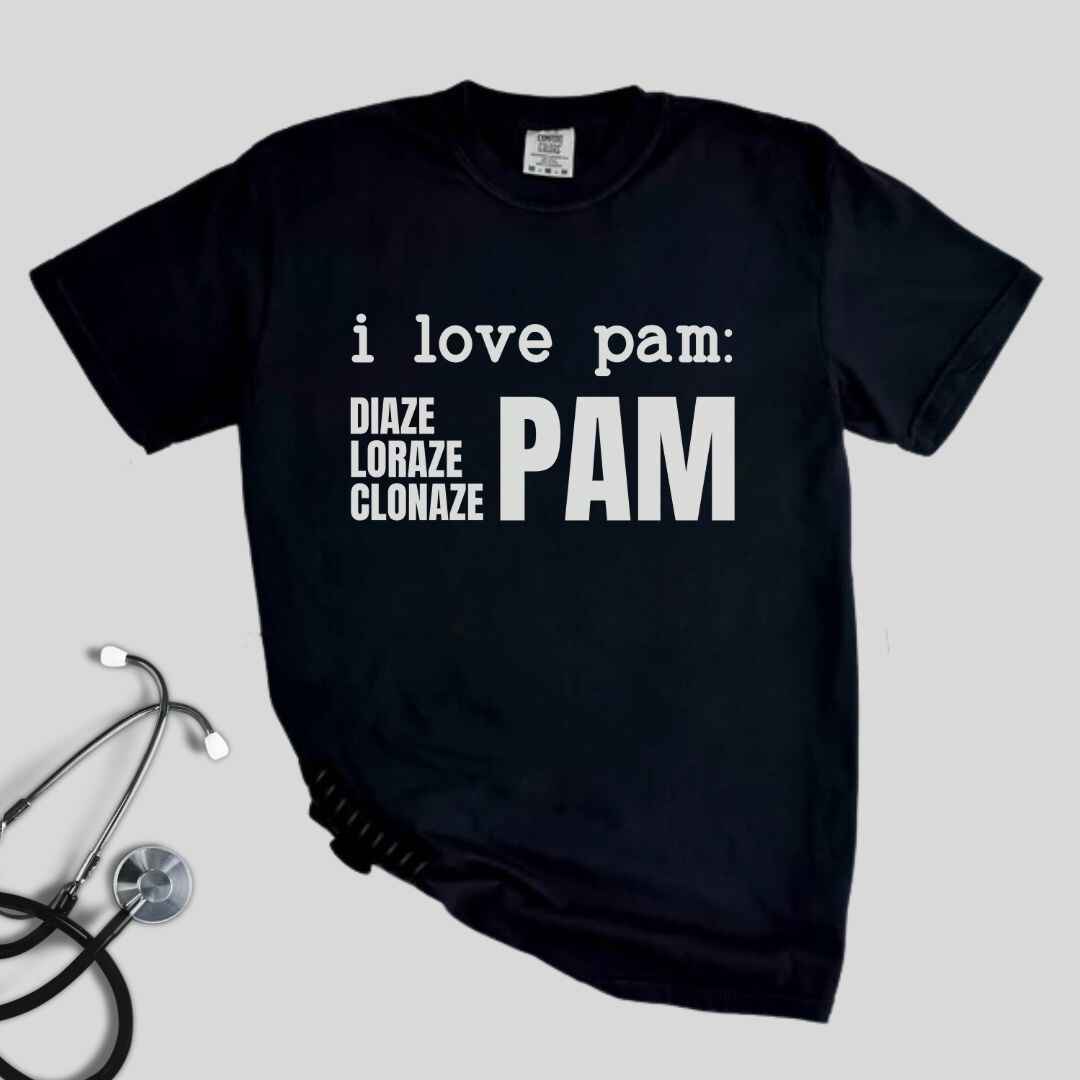 I Love Pam Funny T-shirt