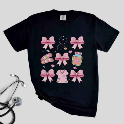 Girly Coquette Nurse T-shirt