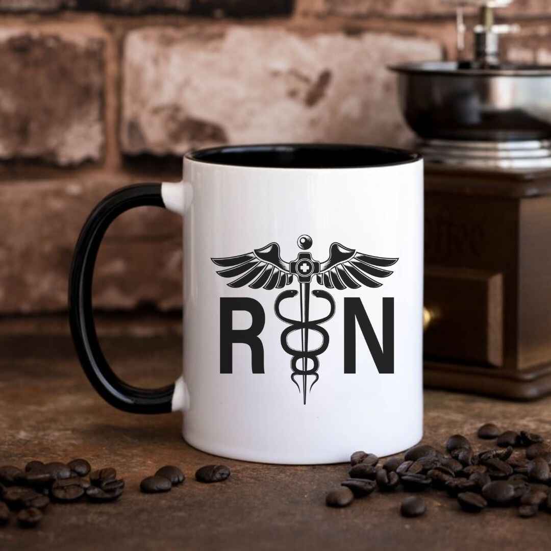 Registered Nurse _Medical Caduceus Symbol_ Mug