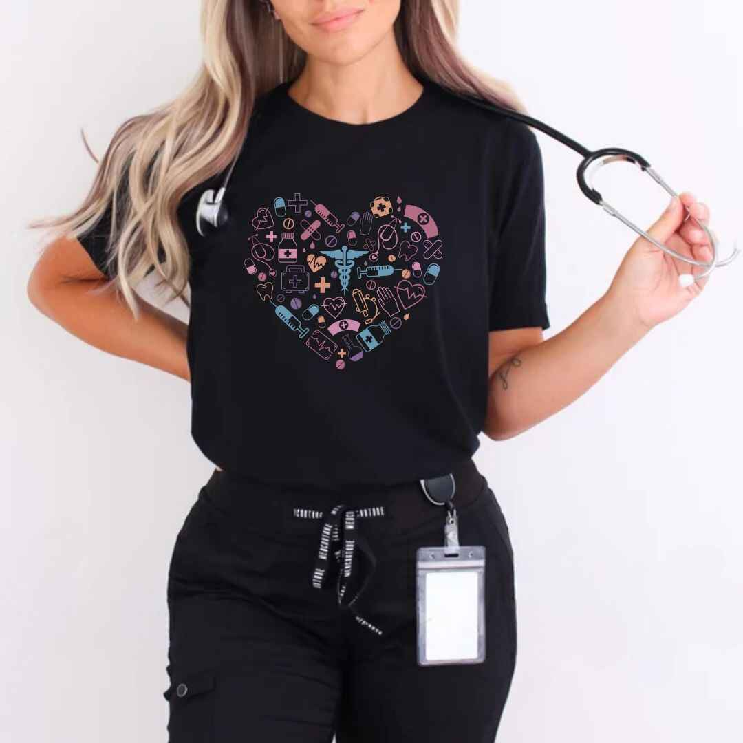 Colorful Heart Medicine T-shirt