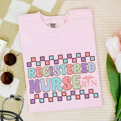 Registered Nurse Retro T-shirt