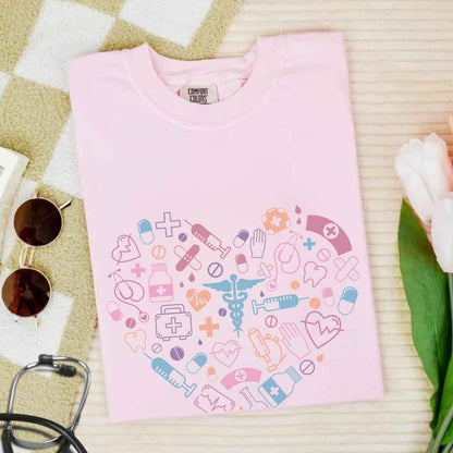 Colorful Heart Medicine T-shirt