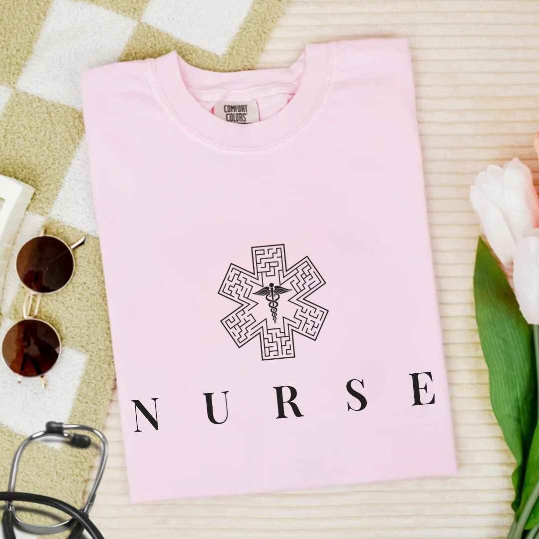 General Nurse Medical Sign Minimalist Nurse T-shirt