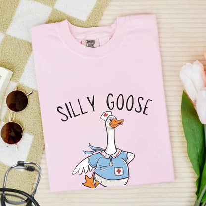 Silly Goose Nurse Club Funny T-shirt