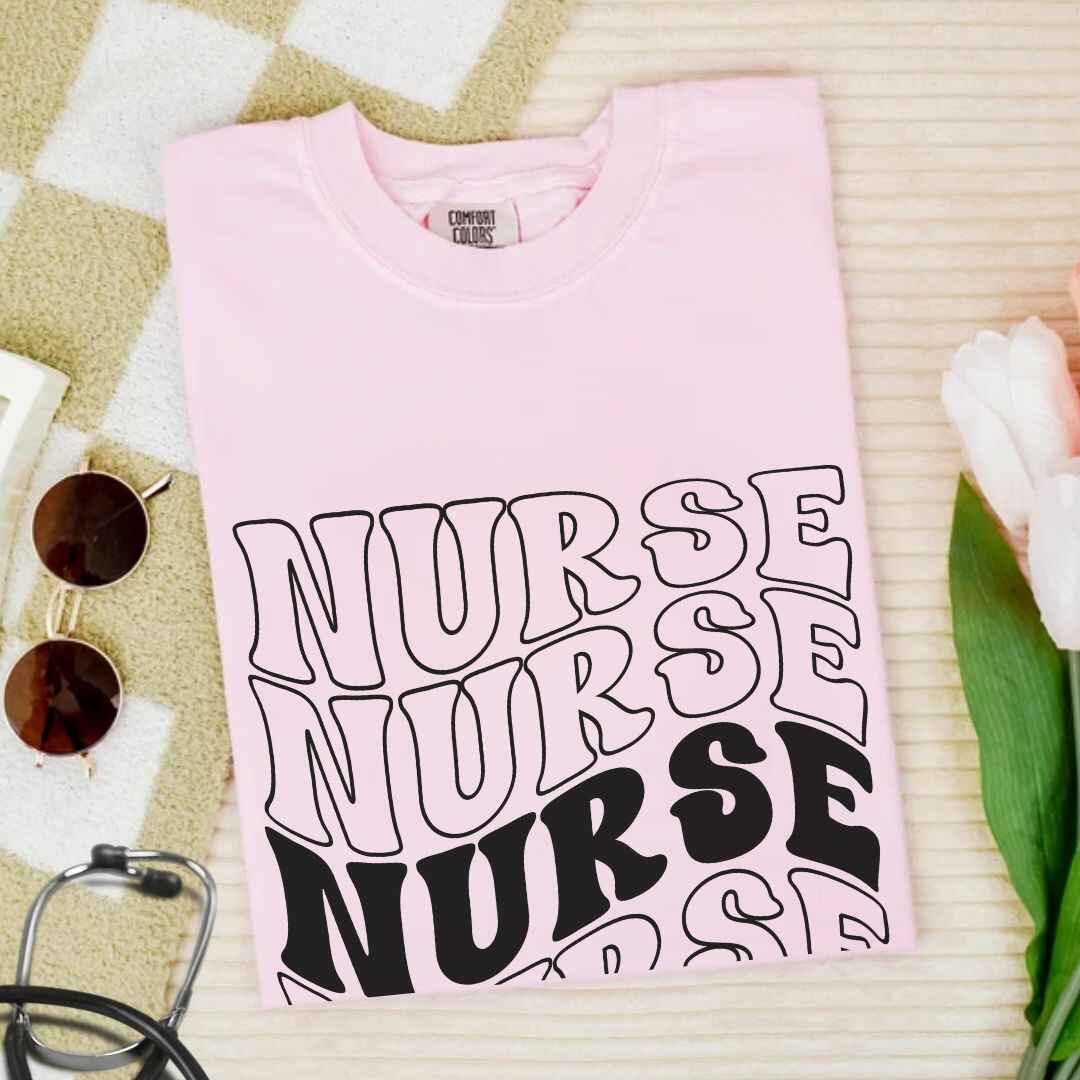 General Nurse Wavy Nurse T-shirt