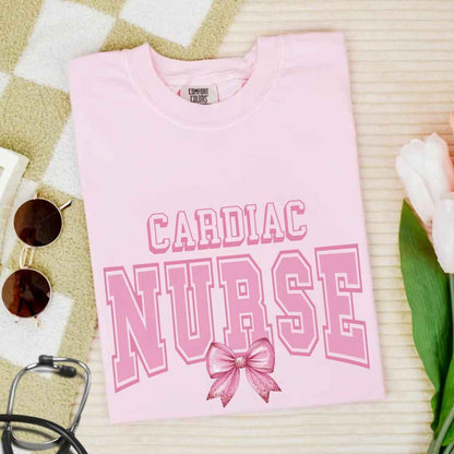 Cardiac Nurse College Coquette T-shirt