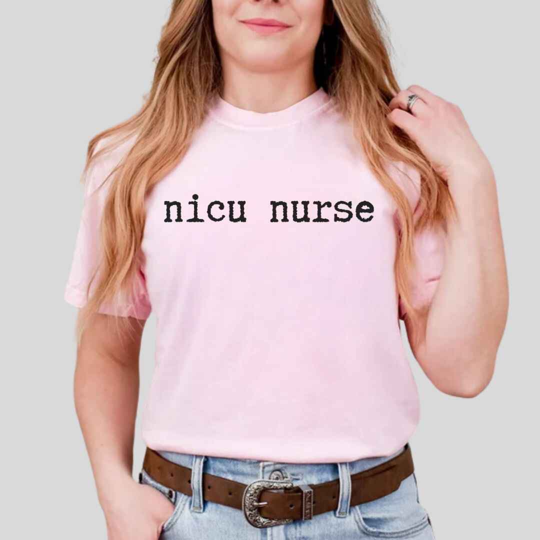 Nicu Neonatal Nurse Minimalist T-shirt