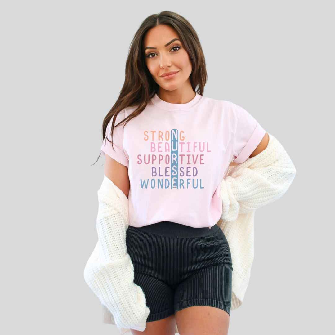 Retro Nurse Scrabble T-shirt