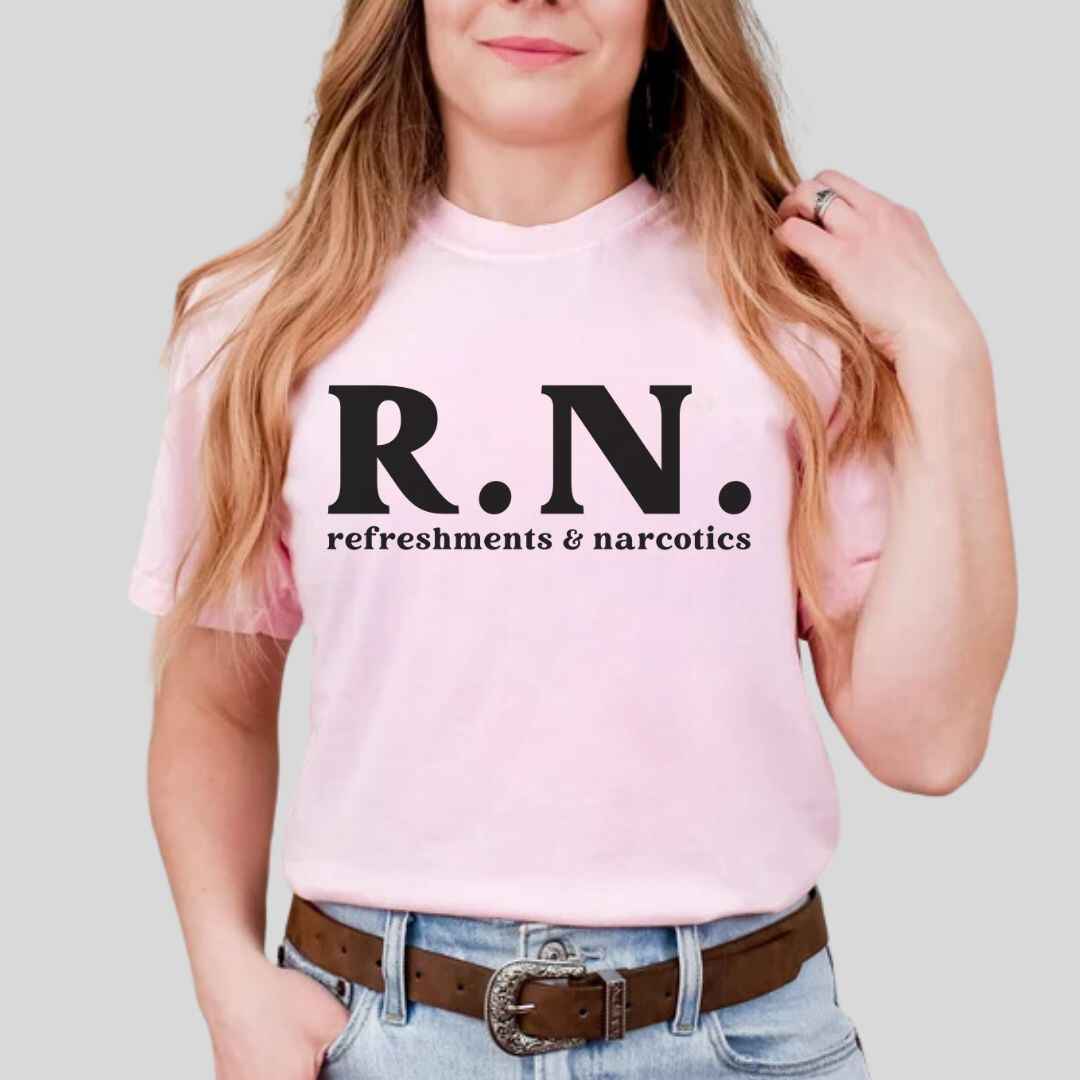 Refreshments & Narcotic Funny T-shirt