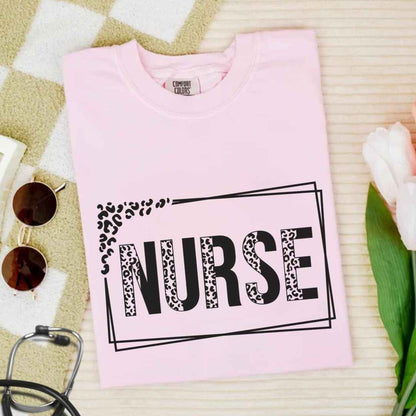 Nurse Leopard Print T-shirt