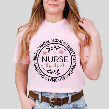 Careful, Loyal, Competent Nurse T-shirt