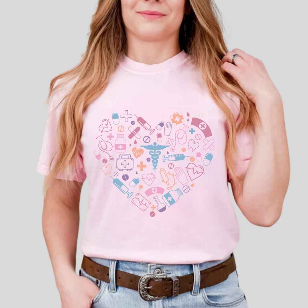 Colorful Heart Medicine T-shirt