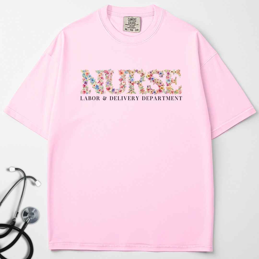 L&D Department Floral T-shirt