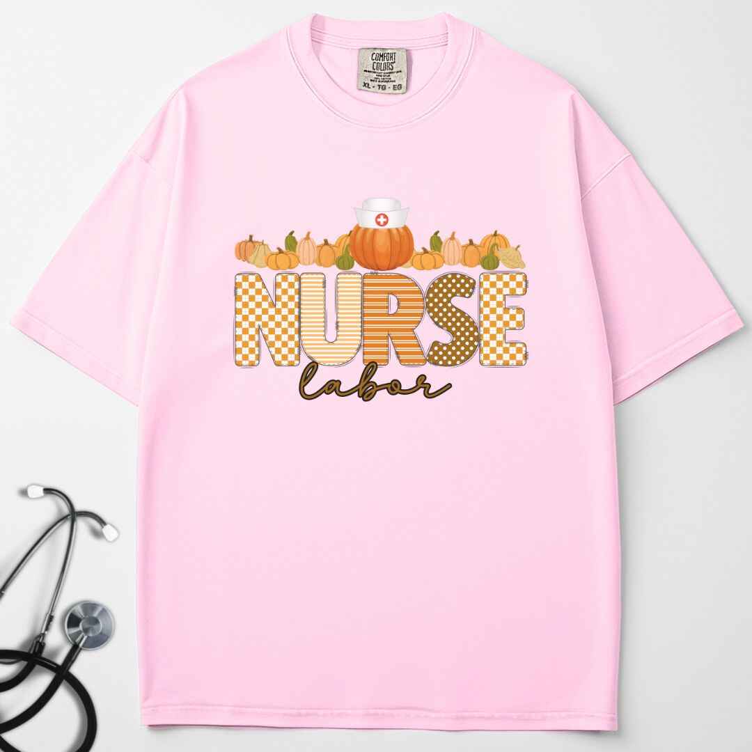 L&D Pumpkin Fall Nurse T-shirt