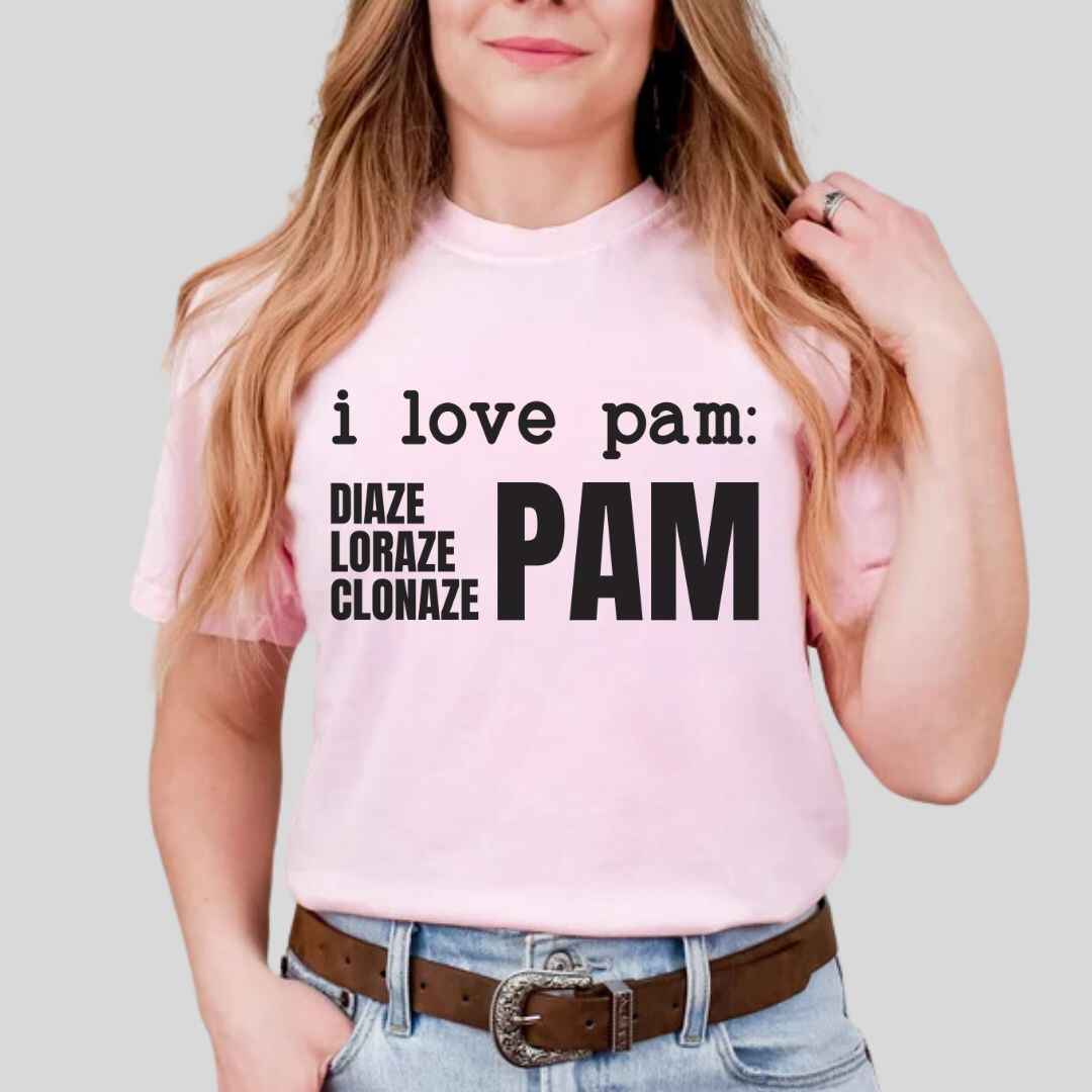 I Love Pam Funny T-shirt