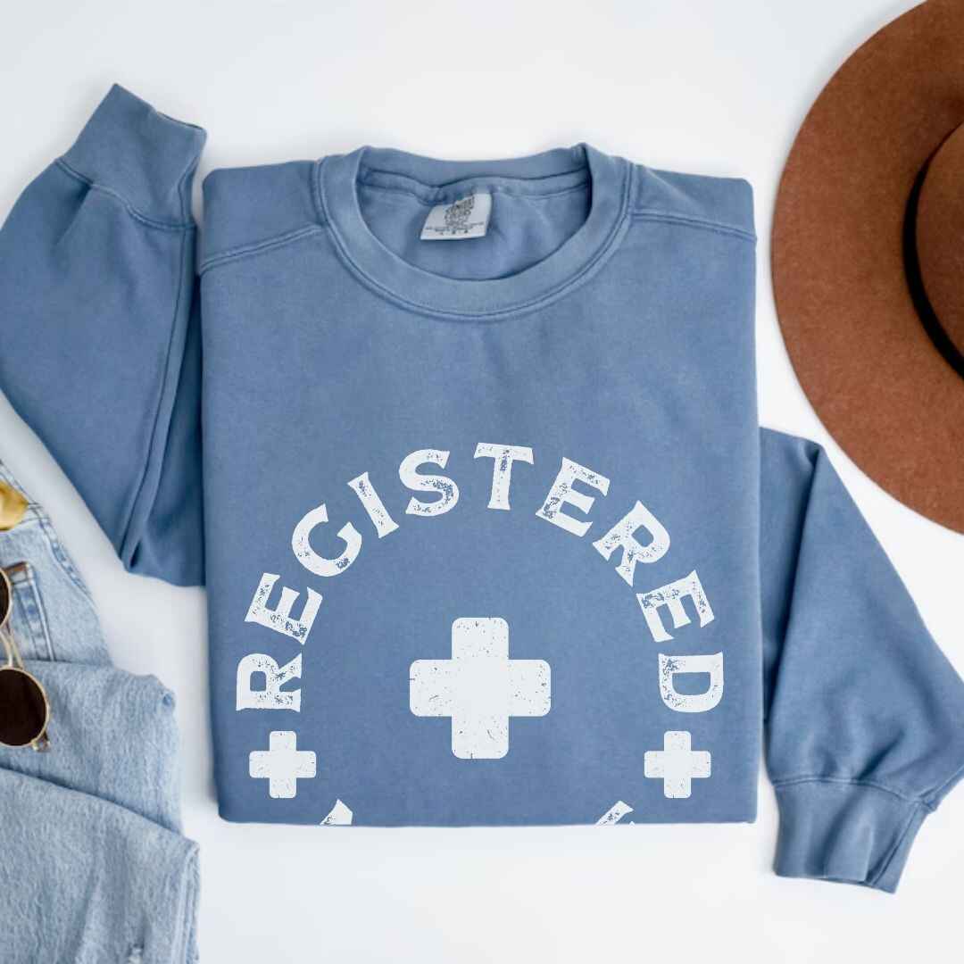 Rustic Registered Nurse Sweatshirt