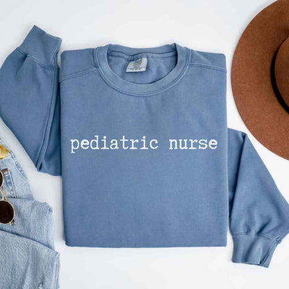 Pediatric Nurse Minimalist Sweatshirt