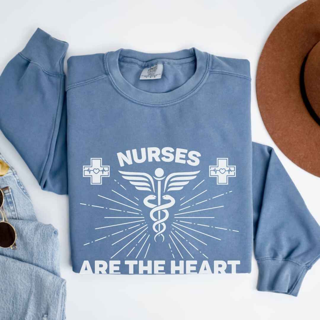 Nurses Are The Heart Of Healthcare Sweatshirt