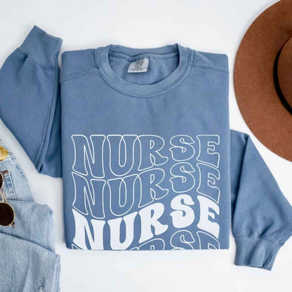 General Nurse Wavy Nurse Sweatshirt