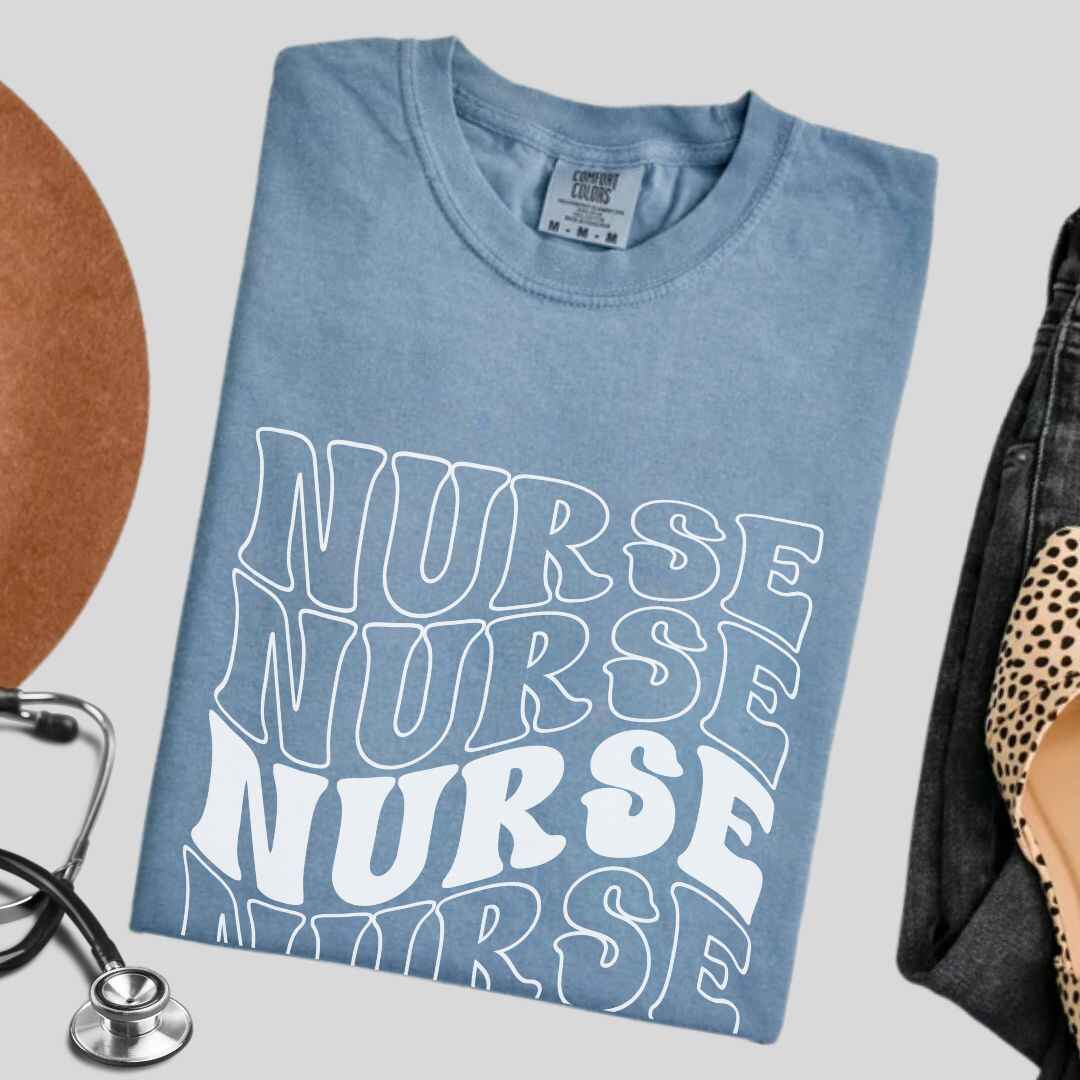 General Nurse Wavy Nurse T-shirt