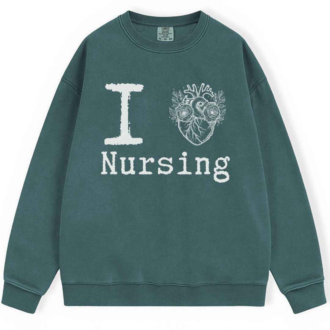 I Heart Nursing Sweatshirt