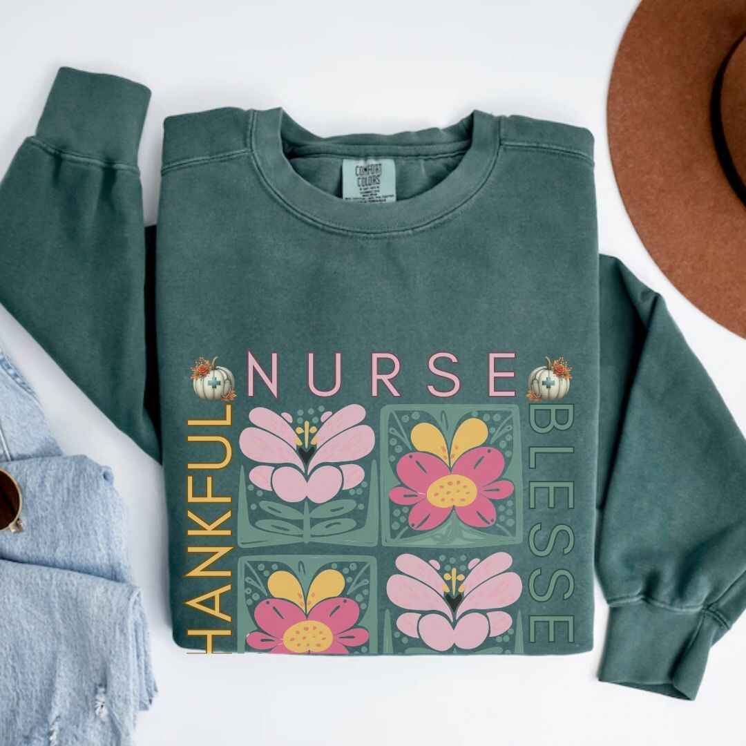 Thankful & Blessed Nurse Practitioner Fall Sweatshirt