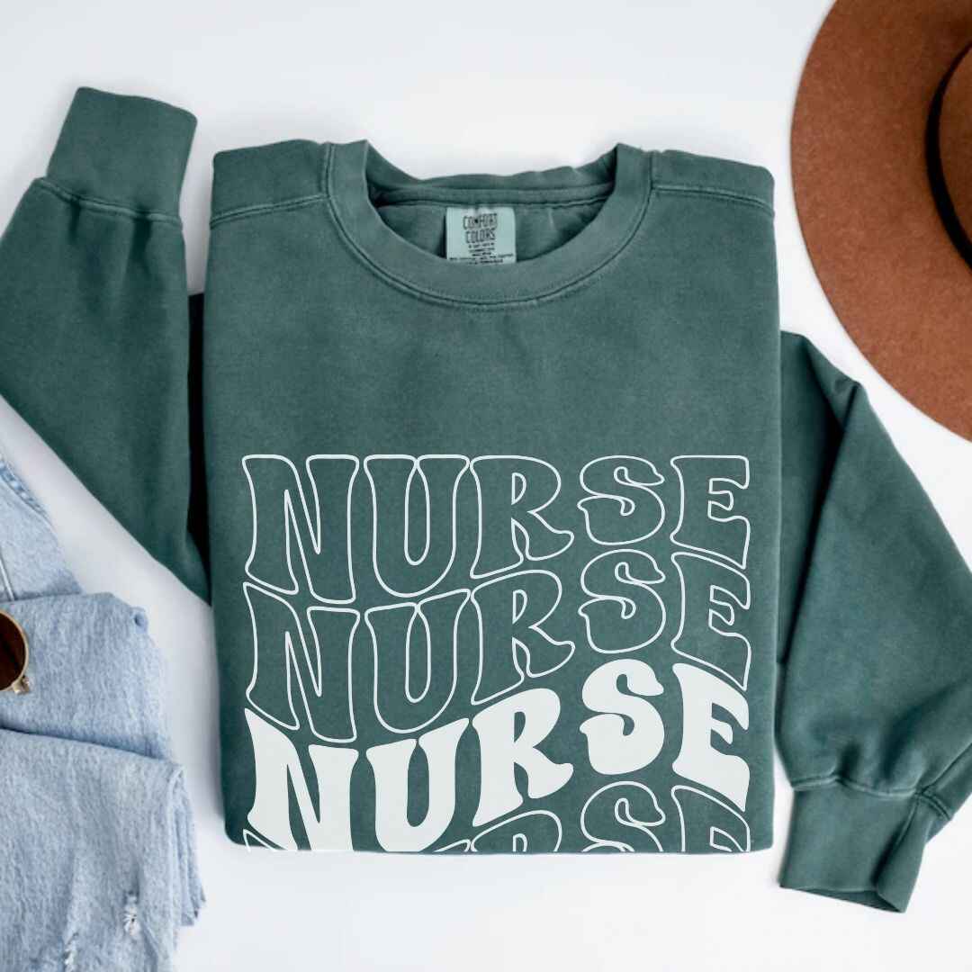 General Nurse Wavy Nurse Sweatshirt