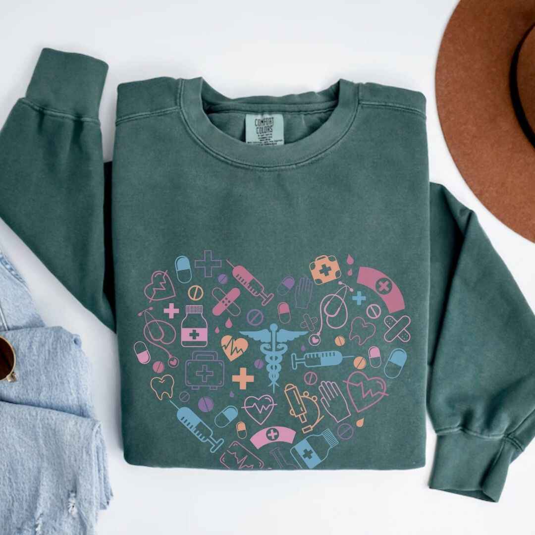 Colorful Heart Medicine Sweatshirt