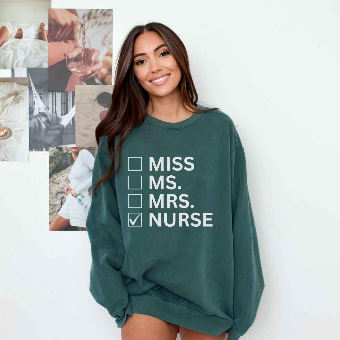 Nurse Checkbox Sweatshirt