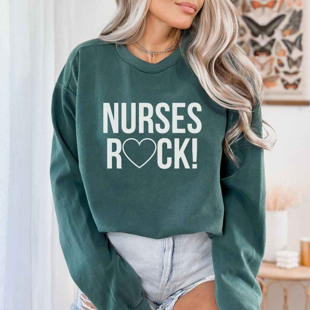 Nurses Rock Sweatshirt