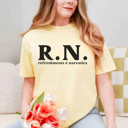 Refreshments & Narcotic Funny T-shirt