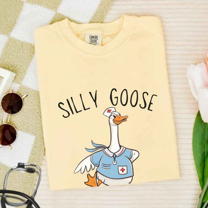 Silly Goose Nurse Club Funny T-shirt