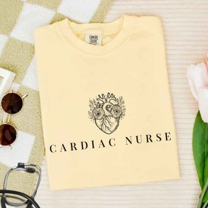 Cardiac Nurse Heart Anatomy Minimalist T-shirt