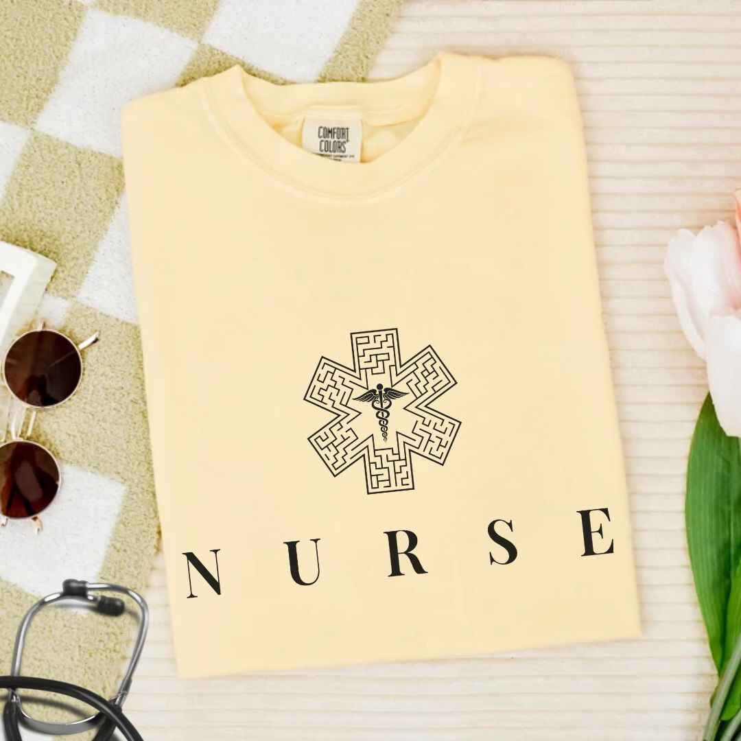 General Nurse Medical Sign Minimalist Nurse T-shirt