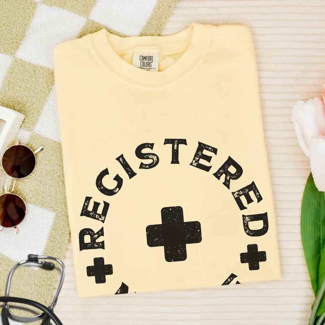 Rustic Registered Nurse T-shirt