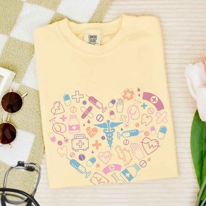 Colorful Heart Medicine T-shirt